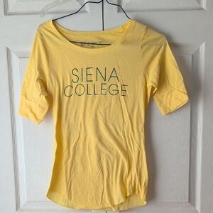 Siena College Yellow Women's Top